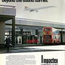 ALCAN GLASS - 1979 - BRITISH AIRWAYS CONCORDE OVER HATTON CROSS STATION PRINT AD