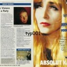 ABSOLUT - 1999 - ABSOLUT KANA - KATERINA KANA VISIONS MAKE ART A PARTY  PRINT AD