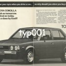 TOYOTA - 1980 - COROLLA IN A CLASS BY ITSELF PRINT AD