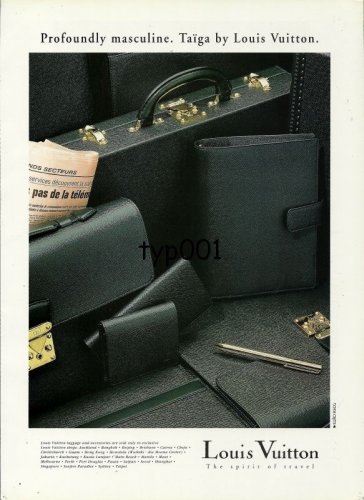 LOUIS VUITTON - 1995 - PROFOUNDLY MASCULINE PRINT AD