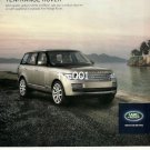 RANGE ROVER - 2013 -  LUXURY IS A NECESSITY LAND ROVER TURKISH PRINT AD