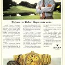 ROLEX - 1987 - ARNOLD PALMER & HIS ROLEX THE SECRET OF SUCCESS TURKISH PRINT AD