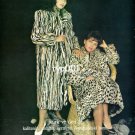 ASRIN FURS - 1987 - TWO LADIES IN FUR COATS RARE TURKISH PRINT AD