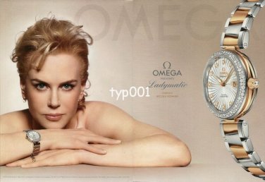 OMEGA - 2013 - PRESENTS LADYMATIC STARRING NICOLE KIDMAN PRINT AD - 2