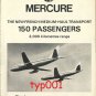 DASSAULT - 1973 - MERCURE JET & AEROSPATIALE - 1973 GAZELLE HELICOPTER PRINT ADS
