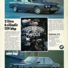 BMW - 1987 - 520i 320i  2LT 6CYL 129BHP TURKISH PRINT AD