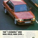 BMW - 1988 - 316i NEW 4 CYLINDER BMW IS STRONGER AND MORE AGILE TURKISH PRINT AD
