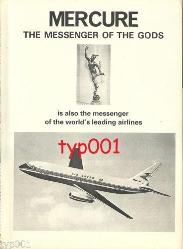 DASSAULT - 1972 - MERCURE JET PRINT AD - NORTHROP - 1972 - A-9A FIGHTER PRINT AD