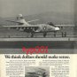 DASSAULT - 1972 - MERCURE JET PRINT AD - NORTHROP - 1972 - A-9A FIGHTER PRINT AD
