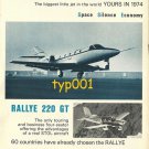 AEROSPATIALE - 1973 - CORVETTE JET PRINT AD & SELENIA AIR TRAFFIC CONTROL AD
