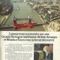 BRITISH AIRWAYS - 1974 - BE SURPRISED PRINT AD - FRENCH & WINSTON 1974 PRINT AD