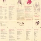 AIR FRANCE - 1969 FESTIVAL IN THE SKY BROCHURE - MUSIC