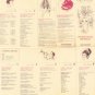 AIR FRANCE - 1969 FESTIVAL IN THE SKY BROCHURE - MUSIC