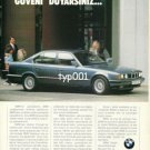 BMW - 1989 - YOU'D FEEL TRUST WITH BMW TURKISH PRINT AD