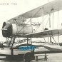 1930s JAPANESE BIPLANE SEA PLANE POSTCARD