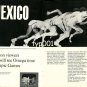 OMEGA - 1968 - MEXICO OLYMPICS 600 MILLION VIEWERS WILL SEE OMEGA TIME PRINT AD