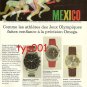 OMEGA - 1968 - MEXICO OLYMPICS FRENCH PRINT AD - ATHLETES TRUST OMEGA