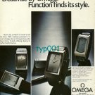 OMEGA - 1974 - DE VILLE WATCH -  FUNCTION FINDS ITS STYLE PRINT AD