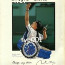 OMEGA - 1999 - MARTINA HINGIS' CHOICE PRINT AD - TENNIS STAR