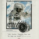 OMEGA - 1999 - THE MOON WATCH - HELLO HOUSTON THE EAGLE HAS LANDED PRINT AD