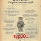 ROLEX - 1967 -  ONLY 100 FRENCH CAN GET IT THIS YEAR PRINT AD