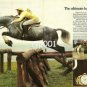 ROLEX - 1984 - ULTIMATE BALANCING ACT - LUCINDA GREEN HORSE RACING PRINT AD