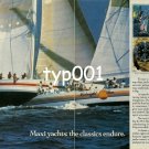 ROLEX - 1985 - MAXI YACHTS THE CLASSICS ENDURE PRINT AD