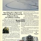 ROLEX - 1991 - SEARCH SHIPWRECK UNDER ARTIC ICE NOT FOR ORDINARY DIVER PRINT AD
