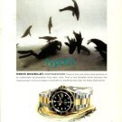 ROLEX - 2000 - DAVID DOUBILET UNDERWATER PHOTOGRAPHER PRINT AD