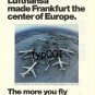 LUFTHANSA - 1975 - FRANKFURT THE CENTER OF EUROPE PRINT AD
