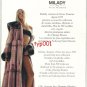 MILADY - 2000 - FUR HAUTE FOURRURE FRENCH PRINT AD