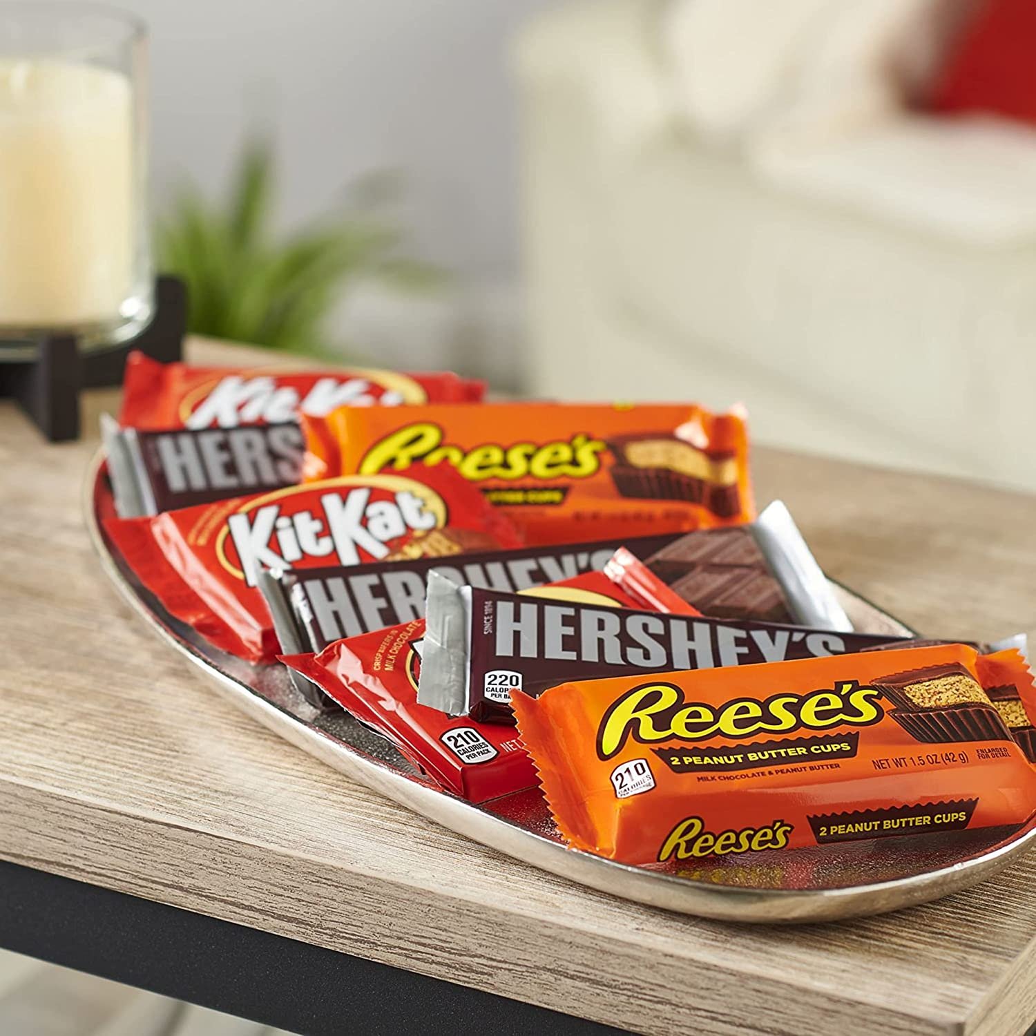 Reeses Hersheys And Kit Kat Milk Chocolate Assortment Candy Bars 273 Oz Variety Pack 18 Count