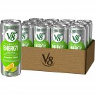 V8 +SPARKLING ENERGY Lemon Lime Drink, Made with Real Fruit Juices, 11.5 FL OZ Can (Pack of 12)