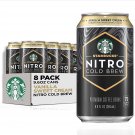Starbucks Nitro Cold Brew, Vanilla Sweet Cream 9.6 fl oz Can (8 Pack)