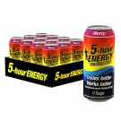 5-hour ENERGY Extra Strength Energy Drink | Berry Flavor | 16 oz. Cans | 12 Count