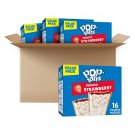Pop-Tarts Toaster Pastries, Breakfast Foods, Frosted Strawberry, (64 Pop-Tarts)