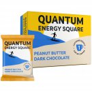 QUANTUM Energy Squares | Organic Caffeinated Energy Protein Bars, 8 Pk