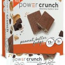 Power Crunch Whey Protein Bars, High Protein Snacks, Peanut Butter Fudge, 1.4 Ounce (12 Count)