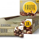 FULFIL Vitamin and Protein Bars, Hazelnut, Snack Size Bar 15 g Protein, 12 Count