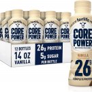 Fairlife Core Power 26g Protein Milk Shakes, Ready Drink, Vanilla, 14 Fl Oz (Pack of 12)