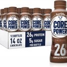 Fairlife Core Power 26g Protein Milk Shakes, Ready Drink, Chocolate, 14 Fl Oz (Pack of 12)