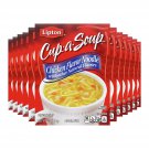 Lipton Cup-a-Soup Instant Soup Chicken Noodle Made Real Chicken 1.8 oz 4 ct, Pack of 12