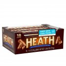HEATH Milk Chocolate English Toffee Full Size, Bulk Candy Bars, 1.4 oz (18 Count)