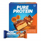 Pure Protein Bars, High Protein, Chocolate Peanut Caramel, 1.76oz, 12 Pack (Packaging May Vary)