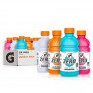 Gatorade Zero Sugar Thirst Quencher, Glacier Cherry Variety Pack, 12 Fl Oz (Pack of 24)