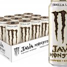 Monster Energy Java Monster Vanilla Light, Coffee + Energy Drink, 15 Fl Oz (Pack of 12)
