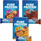 Pure Protein Bars, High Protein, Variety Pack, 1.76 oz Pack of 18 (Packaging May Vary)