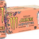 Monster Energy Juice Monster Papillon Peach Nectarine, Energy Juice, 16 Ounce (Pack of 15)