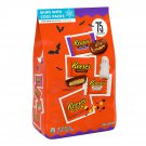 REESE'S Milk Chocolate, Creme and Peanut Butter Snack Size, Bulk Variety Bag, 40.71 Oz (75 pieces)