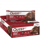Quest Nutrition Chocolate Brownie Protein Bars, High Protein, Keto Friendly, 12 Count